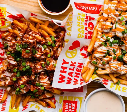 Loaded-Items Chicken and Mac and Cheese from WingStand in Mission, KS